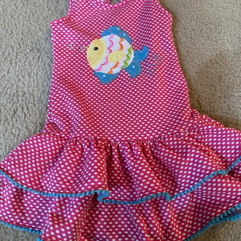 Nannette Pink and White Polka Dot Dress - Picture 2 of 6